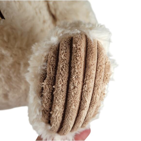 Teddy Bear 16" Plush Cream Brown Bow Stuffed Animal Dan Dee Collector’s Choice - Picture 8 of 16